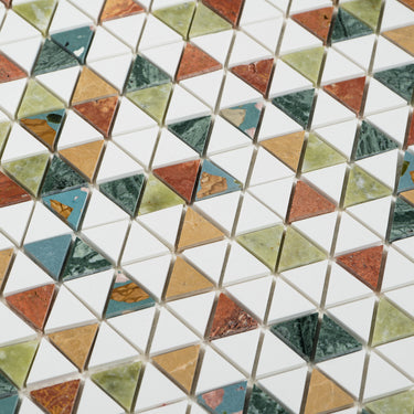 Confetti Mix Natural Stone Honed Mosaic Tiles