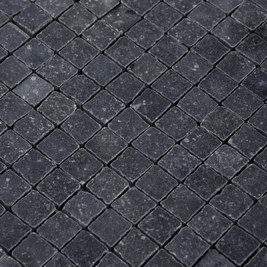 Belgian Bluestone 1x1 Roman Marble Mosaic Tile