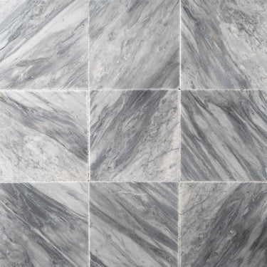 Bardiglio Scuro Marble 12x12 Roman Tile