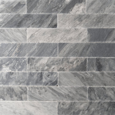 Bardiglio Scuro Marble 3x12 Roman Tile