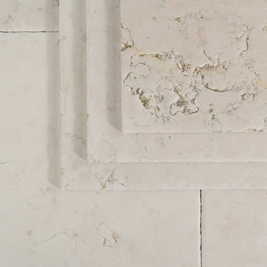 Bianco Perlino Marble 12x12 Roman Tile