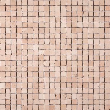 Rosa Perlino 1x1 Roman Marble Mosaic Tile