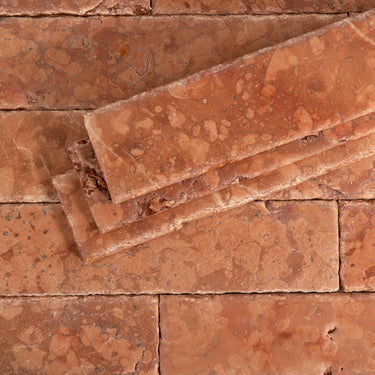 Rosso Verona Marble 3x12 Roman Tile