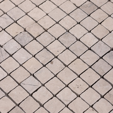 Thala Grey 1x1 Roman Marble Mosaic Tile