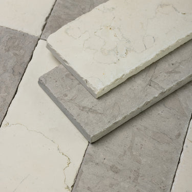 Tala Grey X Bianco Perlino 3x12 Roman Checker Tile
