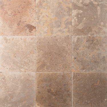 Travertino Dusk Limestone 12x12 Roman Tile