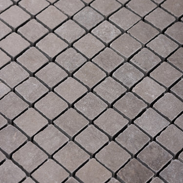 Grigio Foussana 1x1 Roman Marble Mosaic Tile