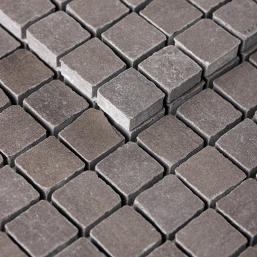 Grigio Foussana 1x1 Roman Marble Mosaic Tile