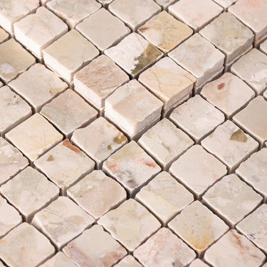 Ceppo di Sicily 1x1 Roman Marble Mosaic Tile