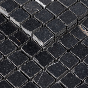 Nero Dorato 1x1 Marble Mosaic Tile
