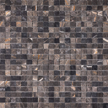 Bronze Fantasy 1x1 Roman Marble Mosaic Tile