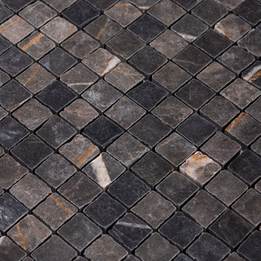 Bronze Fantasy 1x1 Roman Marble Mosaic Tile