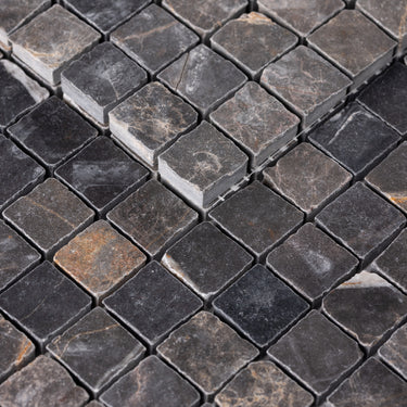 Bronze Fantasy 1x1 Roman Marble Mosaic Tile