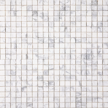 Arabescato Corchia 1x1 Roman Marble Mosaic Tile