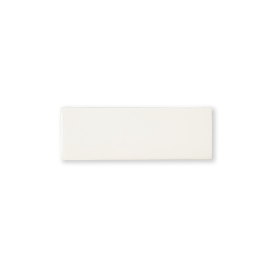 Extruded Handmade 2x6 Pearl White Glossy Subway Tile