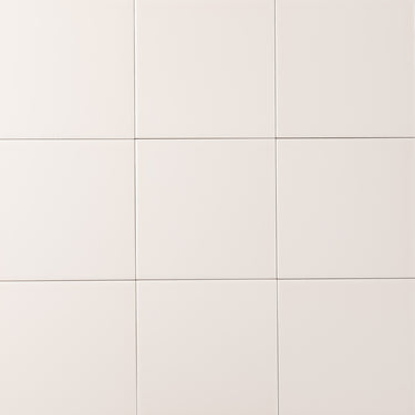 6x6 Block Flat White Ceramic tile