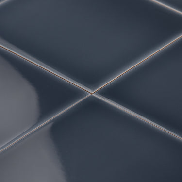 6x6 Block Midnight Blue Ceramic tile