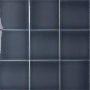 6x6 Block Midnight Blue Ceramic tile