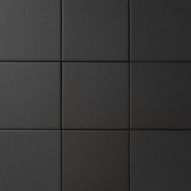 Ombretto 4x4 Black Licorice  Matte Porcelain Tile