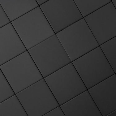 Ombretto 4x4 Black Licorice  Matte Porcelain Tile