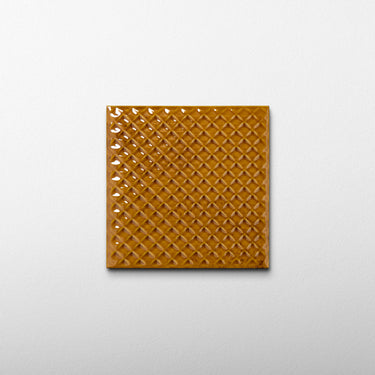 Serpente 4x4 Citron Yellow Ceramic Tile