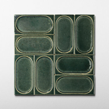 Arco Deep Water 3x6 Glossy Stoneware Tile