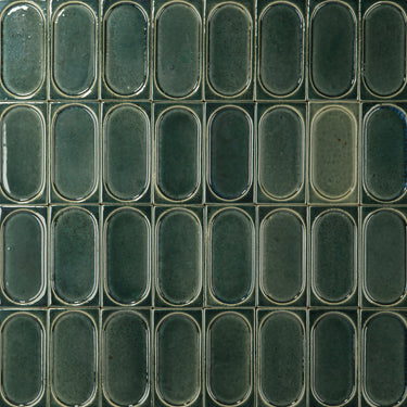 Arco Deep Water 3x6 Glossy Stoneware Tile