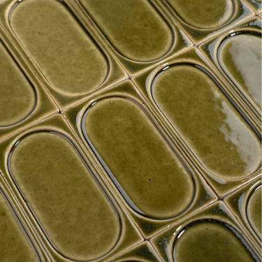 Arco Pesto Paste 3x6 Glossy Stoneware Tile