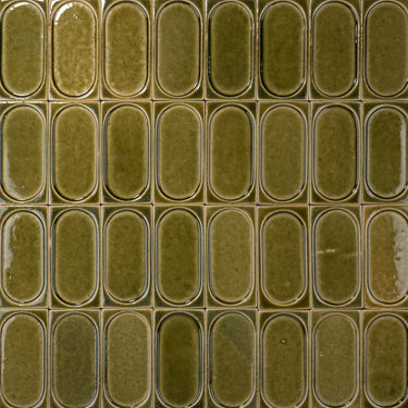 Arco Pesto Paste 3x6 Glossy Stoneware Tile