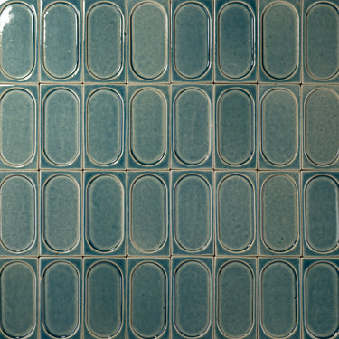 Arco Calypso Blue 3x6 Glossy Stoneware Tile