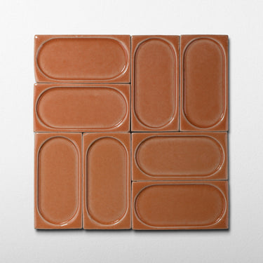 Arco Beach Sunset 3x6 Glossy Stoneware Tile