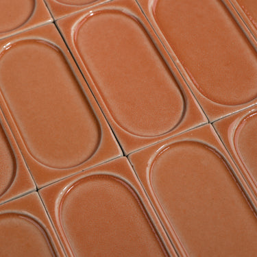 Arco Beach Sunset 3x6 Glossy Stoneware Tile