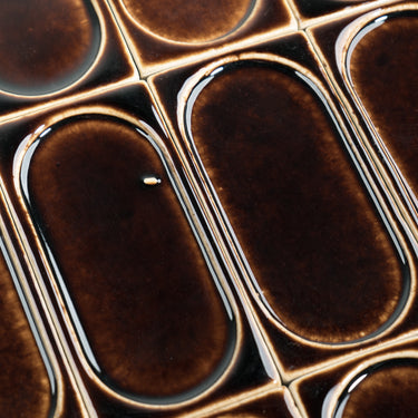 Arco Fig Jam 3x6 Glossy Stoneware Tile
