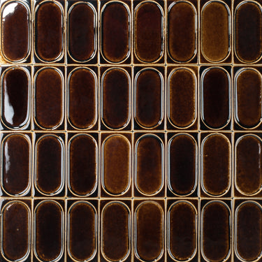 Arco Fig Jam 3x6 Glossy Stoneware Tile