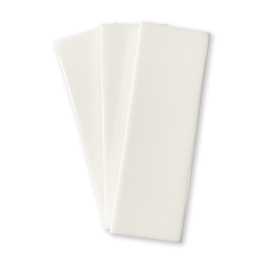 Extruded Handmade 2x6 Pearl White Glossy Subway Tile