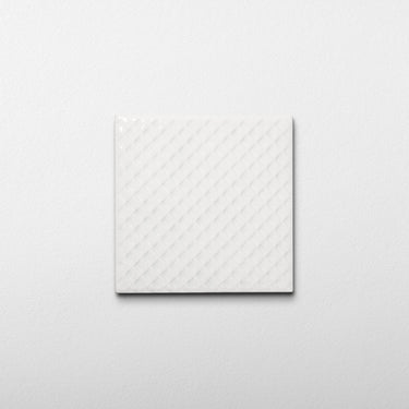 Serpente 4x4 White Ceramic Tile