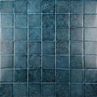 Serpente 4x4 Sapphire Blue Ceramic Tile