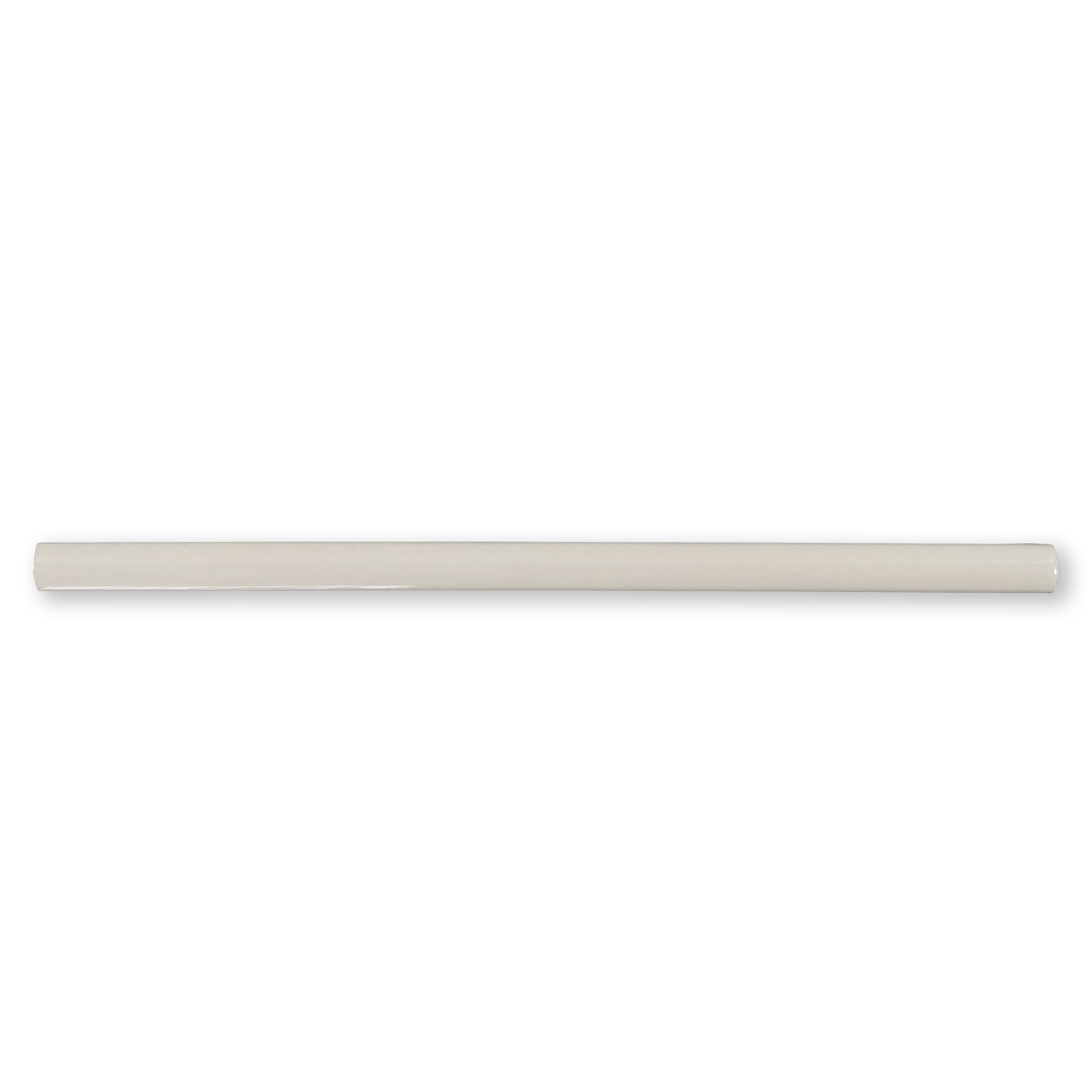 Extruded Pearl White Glossy Pencil - 1⁄2X12