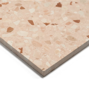Pale Pink 16x16 Terrazzo Tile