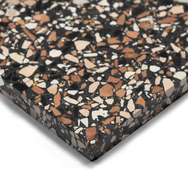 Pizza Carbone 16x16 Terrazzo Tile