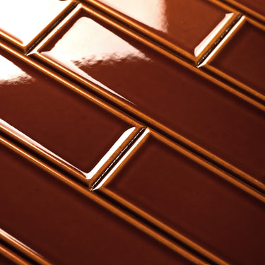 Telaio 3x9 Amberwood Glossy Ceramic Tile