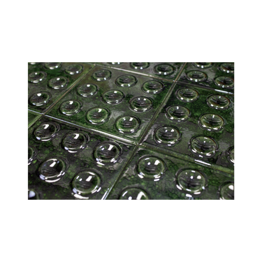Ocropo 4x4 Circles Jade Green Ceramic Tile