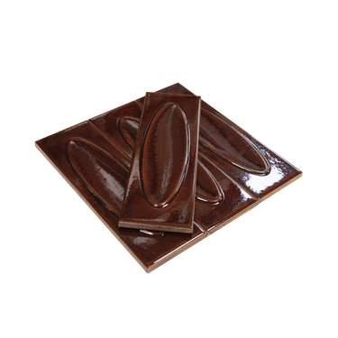 Ocropo 2.5x8 Arch Dark Ruby Ceramic Tile