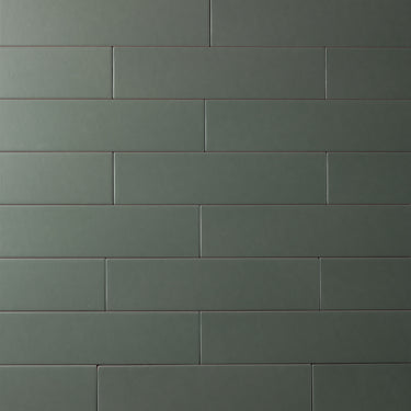 Fasi-Lunari 2.5X10 Base Sage Green Ceramic Tile