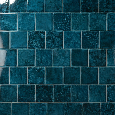Spruzzatta 4x4 Sapphire Blue Ceramic Tile