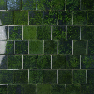 Spruzzatta 4x4 Jade Green Ceramic Tile