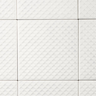 Serpente 4x4 White Ceramic Tile