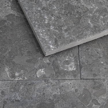Limestone 12x24 Ash Black Brushed Tile