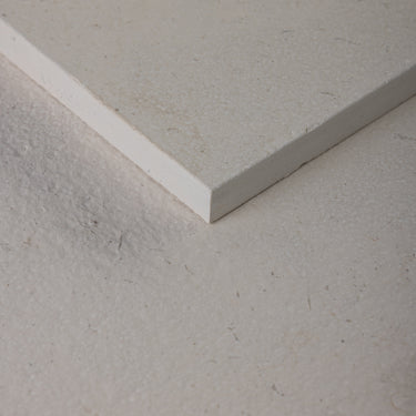 Portland Creme Limestone 16x16 Sandblasted & Leathered Tile