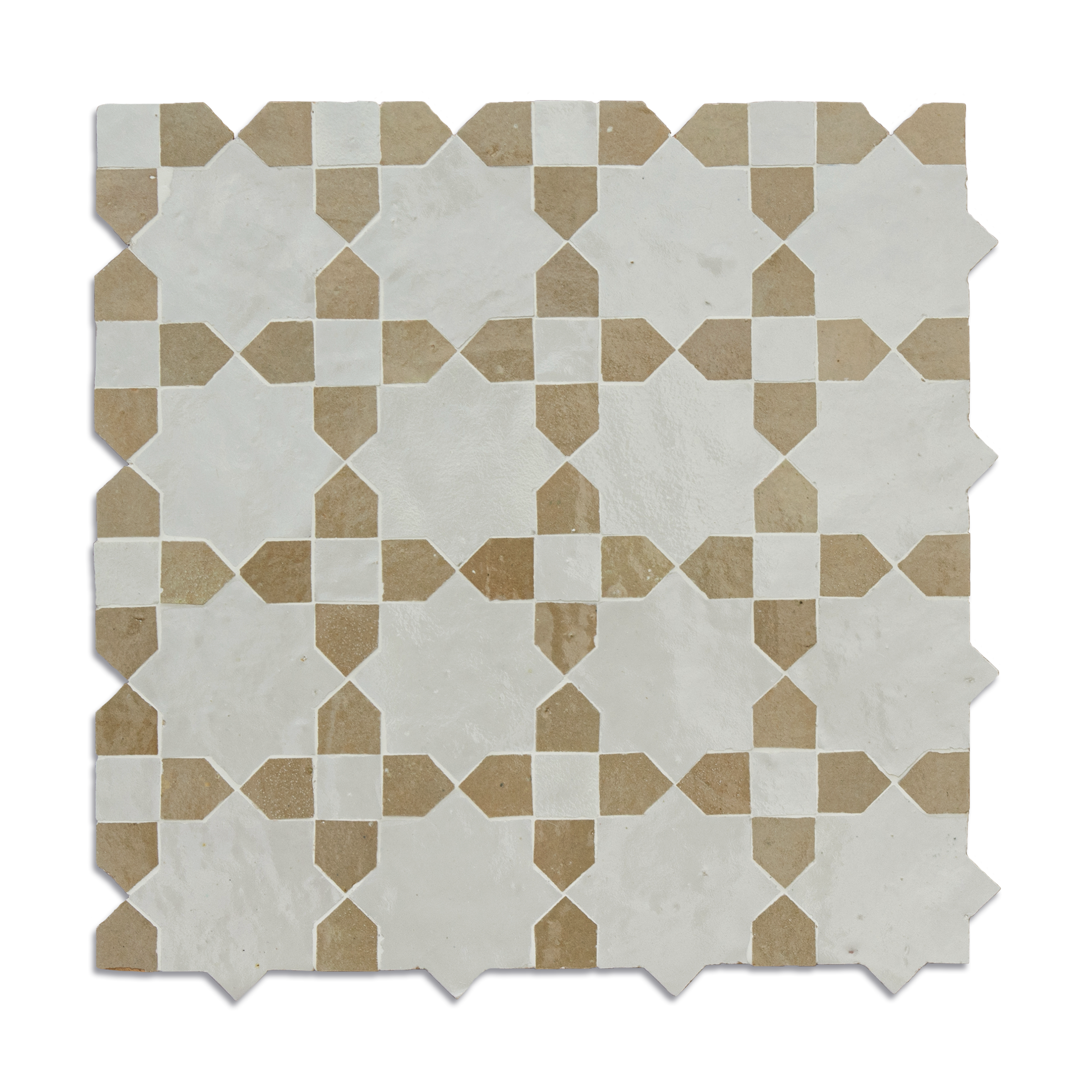 Dacar A Yellow with White Moroccan Zellige Mosaic